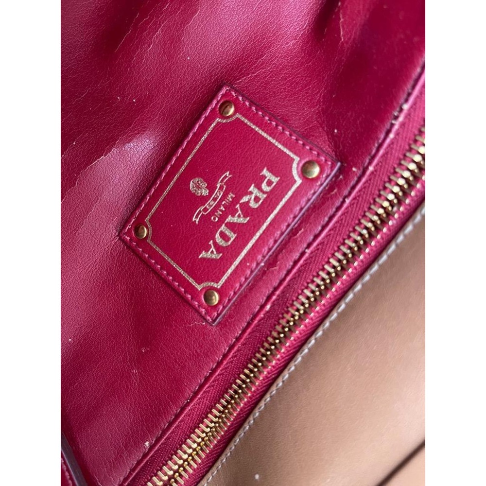 Prada Bn1862 Sughero Soft Calf Leather Frame Handbag/purse (pu1300 - Picture 10 of 12